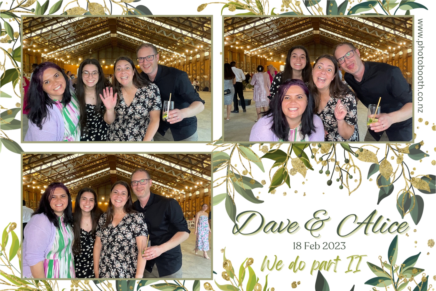 Dave & Alice's Wedding | View more photos from the event at gallery.photobooth.co.nz/u/SelfieCentral/Dave-Alices-Wedding