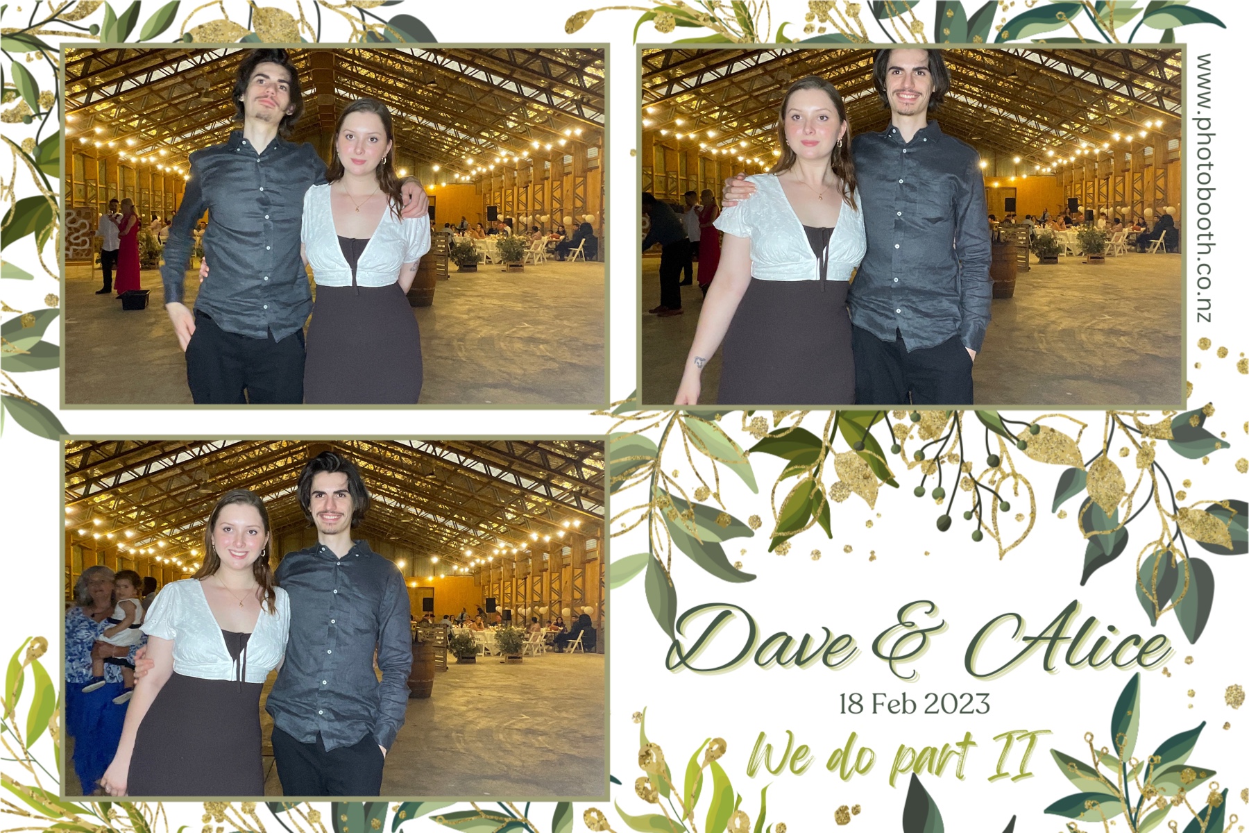 Dave & Alice's Wedding | View more photos from the event at gallery.photobooth.co.nz/u/SelfieCentral/Dave-Alices-Wedding