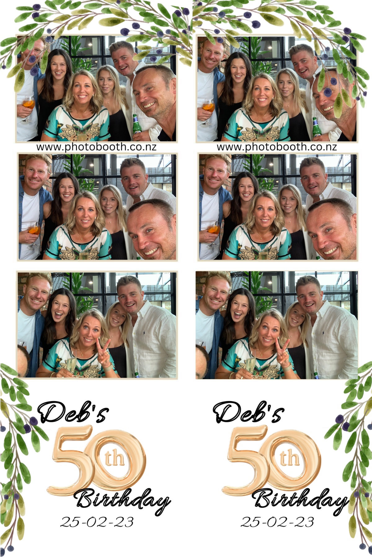Deb's 50th | View more photos from the event at gallery.photobooth.co.nz/u/SelfieCentral/Debs-50th