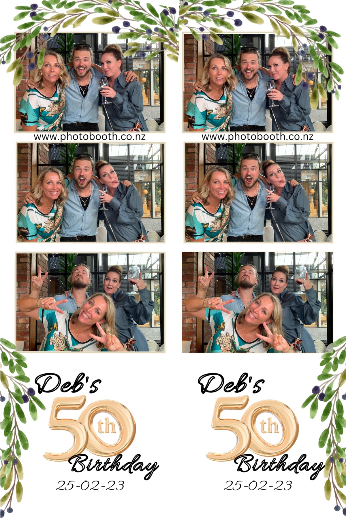 Deb's 50th | View more photos from the event at gallery.photobooth.co.nz/u/SelfieCentral/Debs-50th