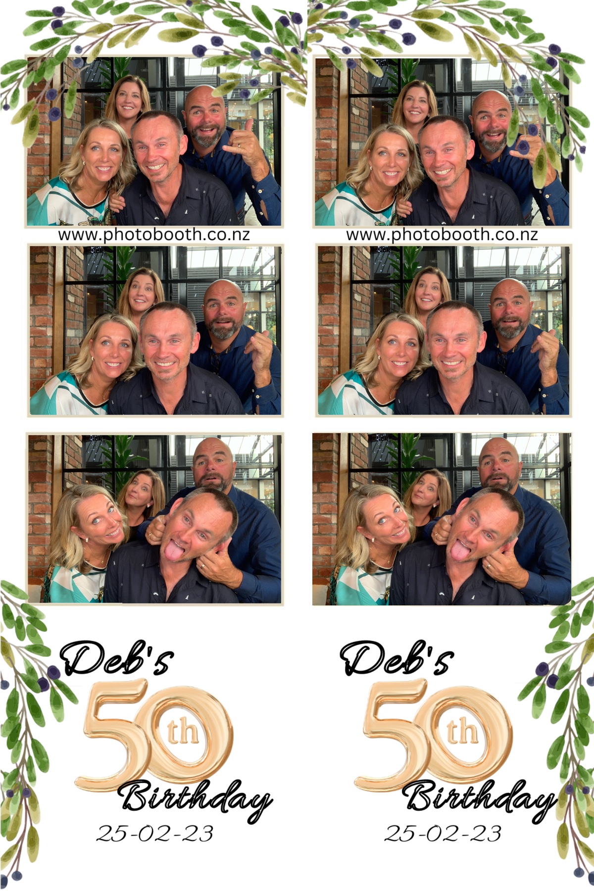 Deb's 50th | View more photos from the event at gallery.photobooth.co.nz/u/SelfieCentral/Debs-50th