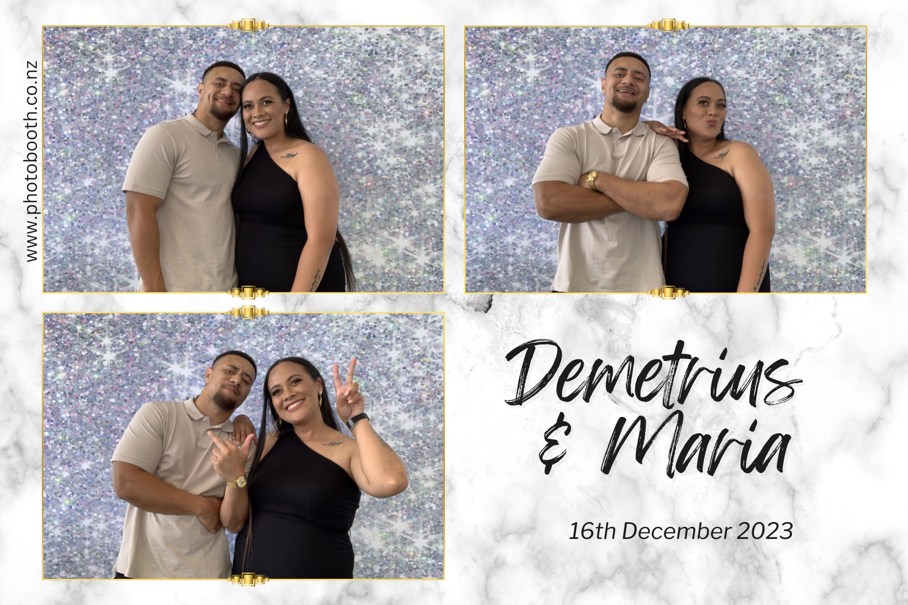 Demetrius and Maria's Wedding | View more photos from the event at gallery.photobooth.co.nz/u/SelfieCentral/Demetrius-and-Marias-Wedding