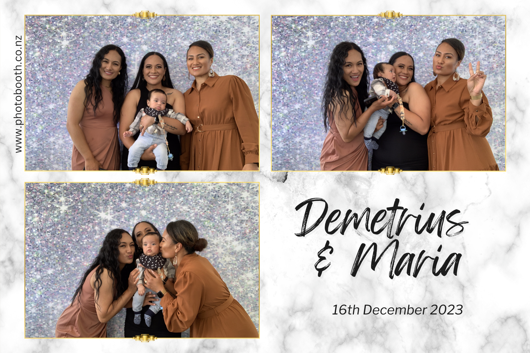 Demetrius and Maria's Wedding | View more photos from the event at gallery.photobooth.co.nz/u/SelfieCentral/Demetrius-and-Marias-Wedding