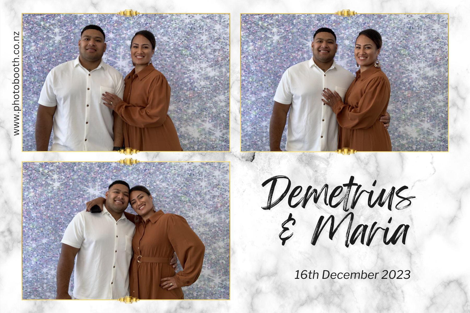 Demetrius and Maria's Wedding | View more photos from the event at gallery.photobooth.co.nz/u/SelfieCentral/Demetrius-and-Marias-Wedding
