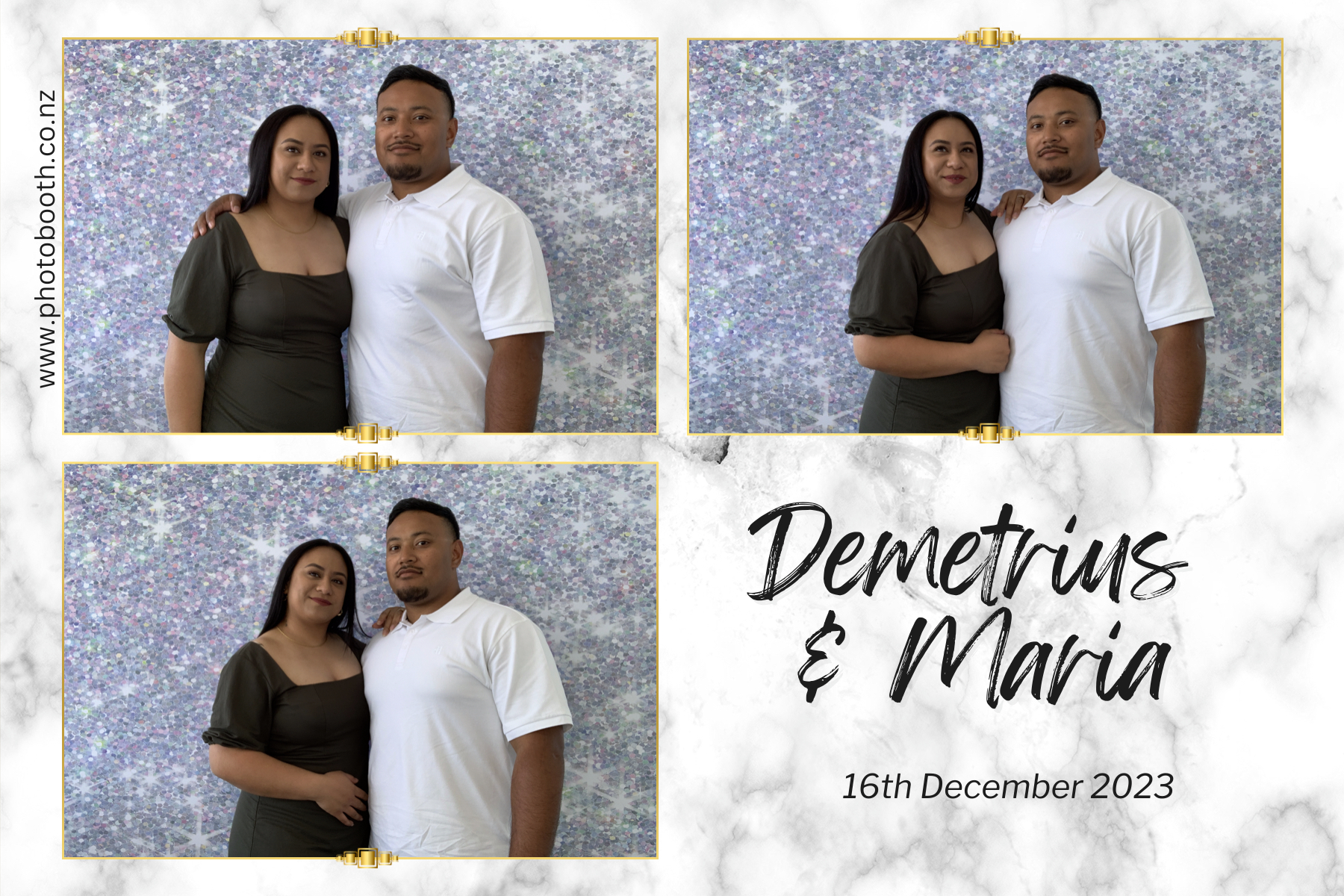 Demetrius and Maria's Wedding | View more photos from the event at gallery.photobooth.co.nz/u/SelfieCentral/Demetrius-and-Marias-Wedding