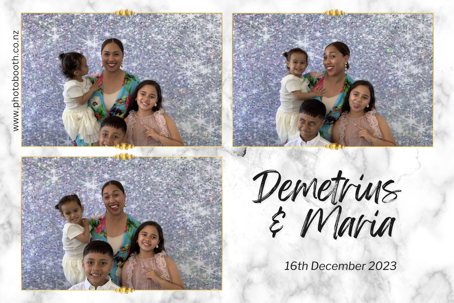 Demetrius and Maria's Wedding | View more photos from the event at gallery.photobooth.co.nz/u/SelfieCentral/Demetrius-and-Marias-Wedding