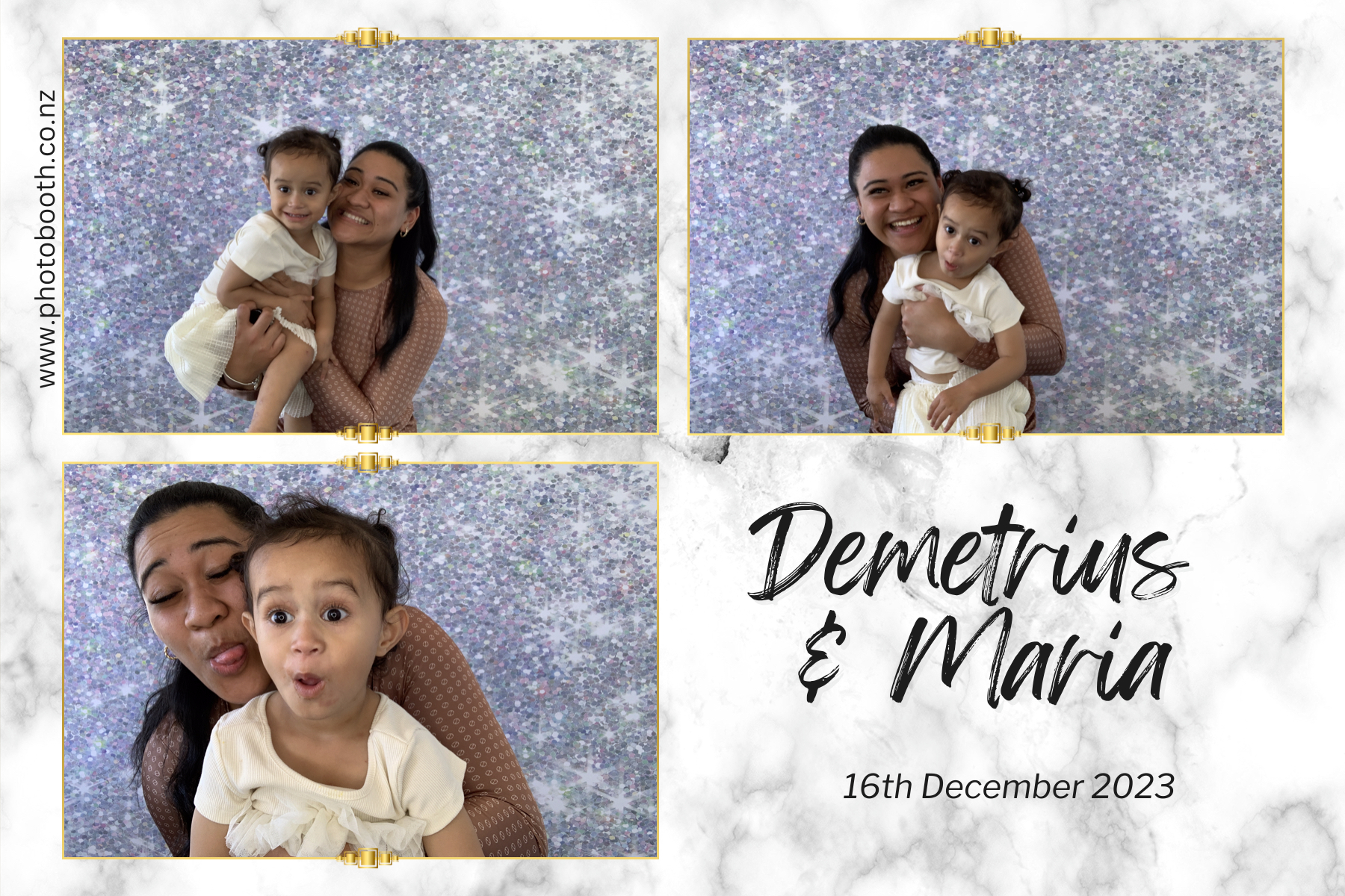Demetrius and Maria's Wedding | View more photos from the event at gallery.photobooth.co.nz/u/SelfieCentral/Demetrius-and-Marias-Wedding