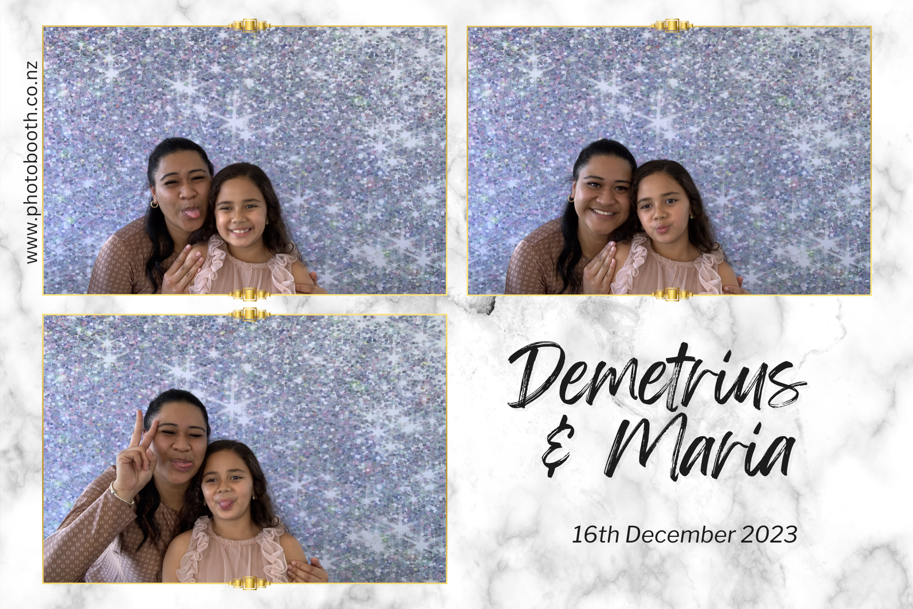 Demetrius and Maria's Wedding | View more photos from the event at gallery.photobooth.co.nz/u/SelfieCentral/Demetrius-and-Marias-Wedding