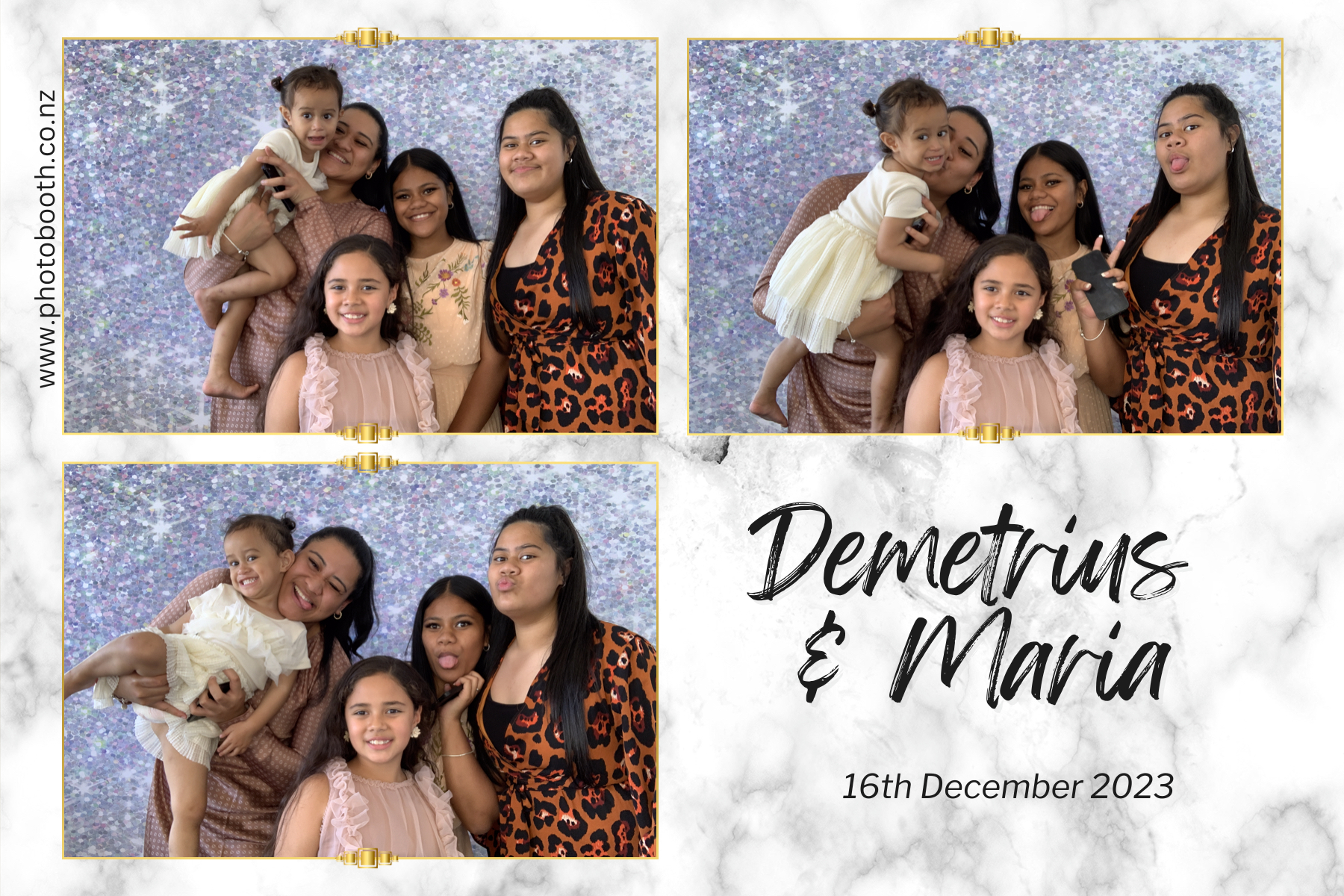 Demetrius and Maria's Wedding | View more photos from the event at gallery.photobooth.co.nz/u/SelfieCentral/Demetrius-and-Marias-Wedding