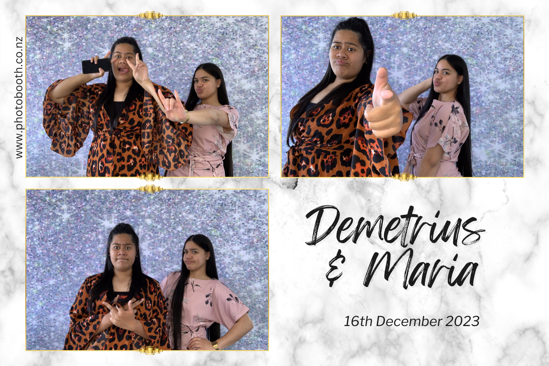 Demetrius and Maria's Wedding | View more photos from the event at gallery.photobooth.co.nz/u/SelfieCentral/Demetrius-and-Marias-Wedding