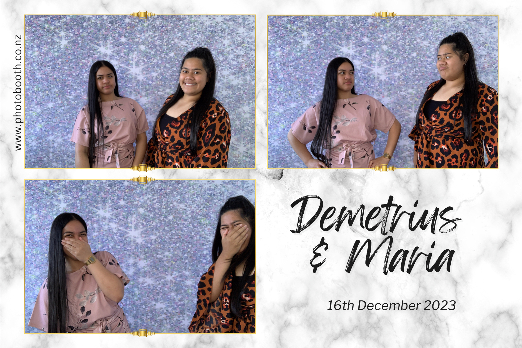 Demetrius and Maria's Wedding | View more photos from the event at gallery.photobooth.co.nz/u/SelfieCentral/Demetrius-and-Marias-Wedding