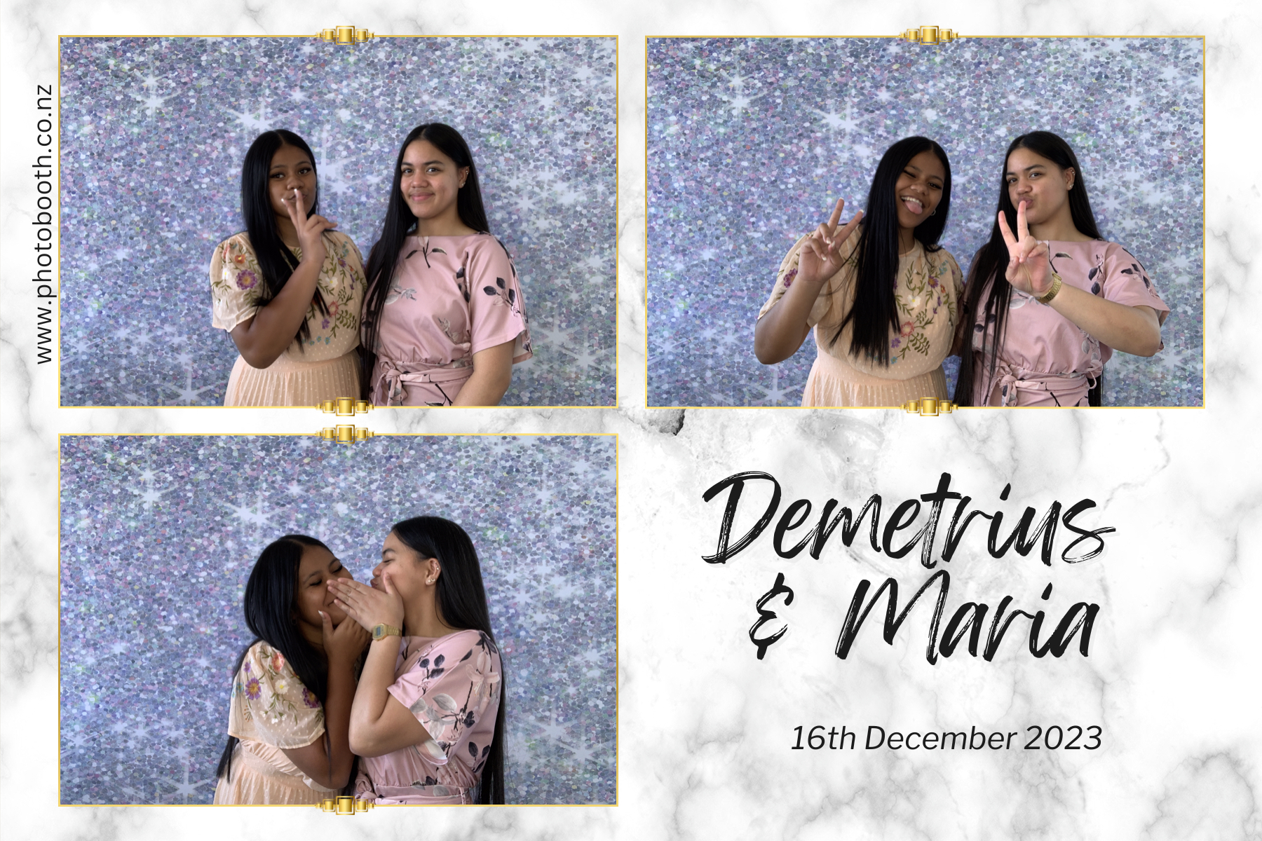 Demetrius and Maria's Wedding | View more photos from the event at gallery.photobooth.co.nz/u/SelfieCentral/Demetrius-and-Marias-Wedding