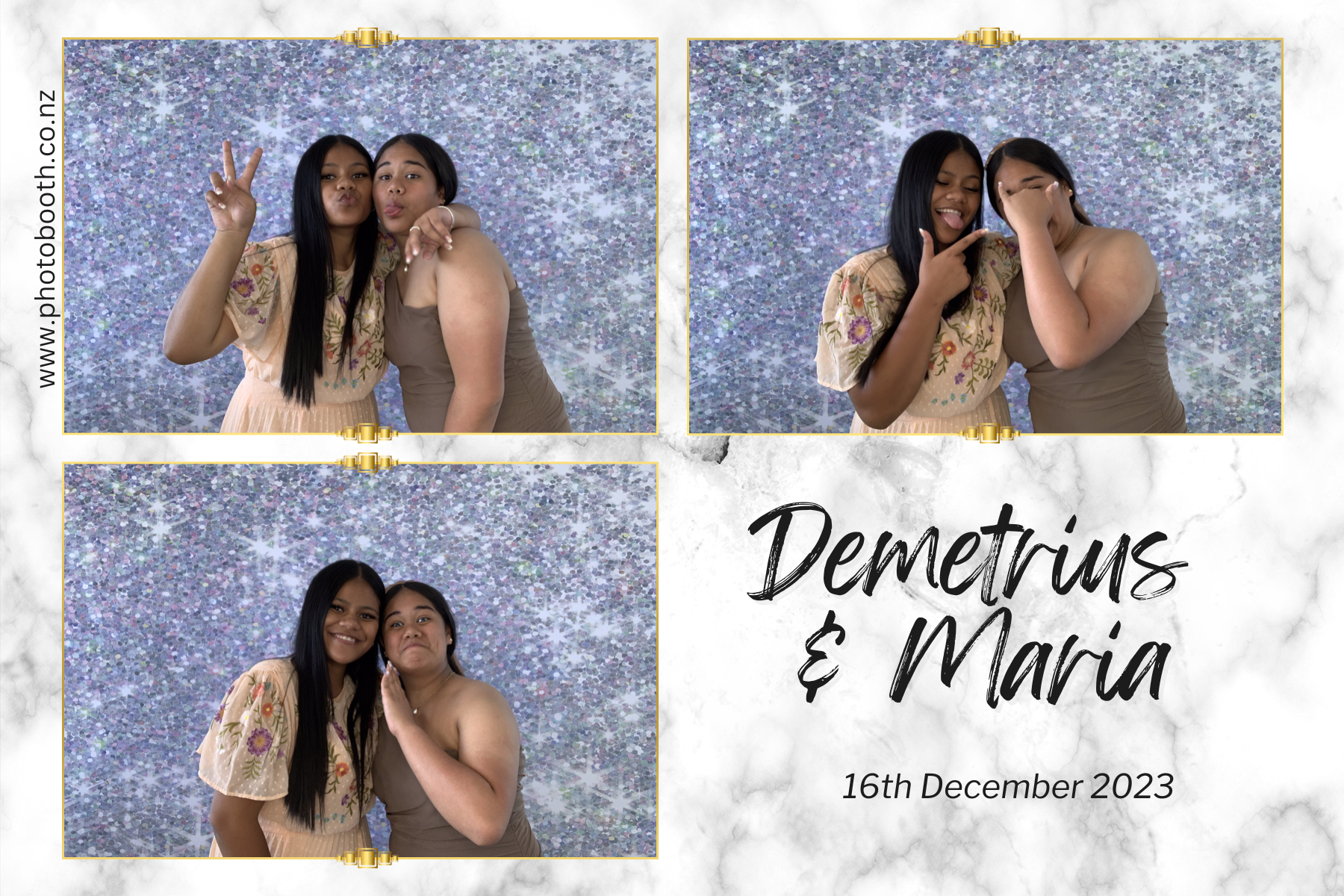 Demetrius and Maria's Wedding | View more photos from the event at gallery.photobooth.co.nz/u/SelfieCentral/Demetrius-and-Marias-Wedding