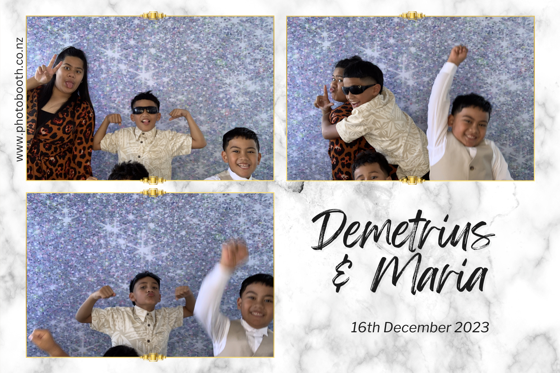Demetrius and Maria's Wedding | View more photos from the event at gallery.photobooth.co.nz/u/SelfieCentral/Demetrius-and-Marias-Wedding