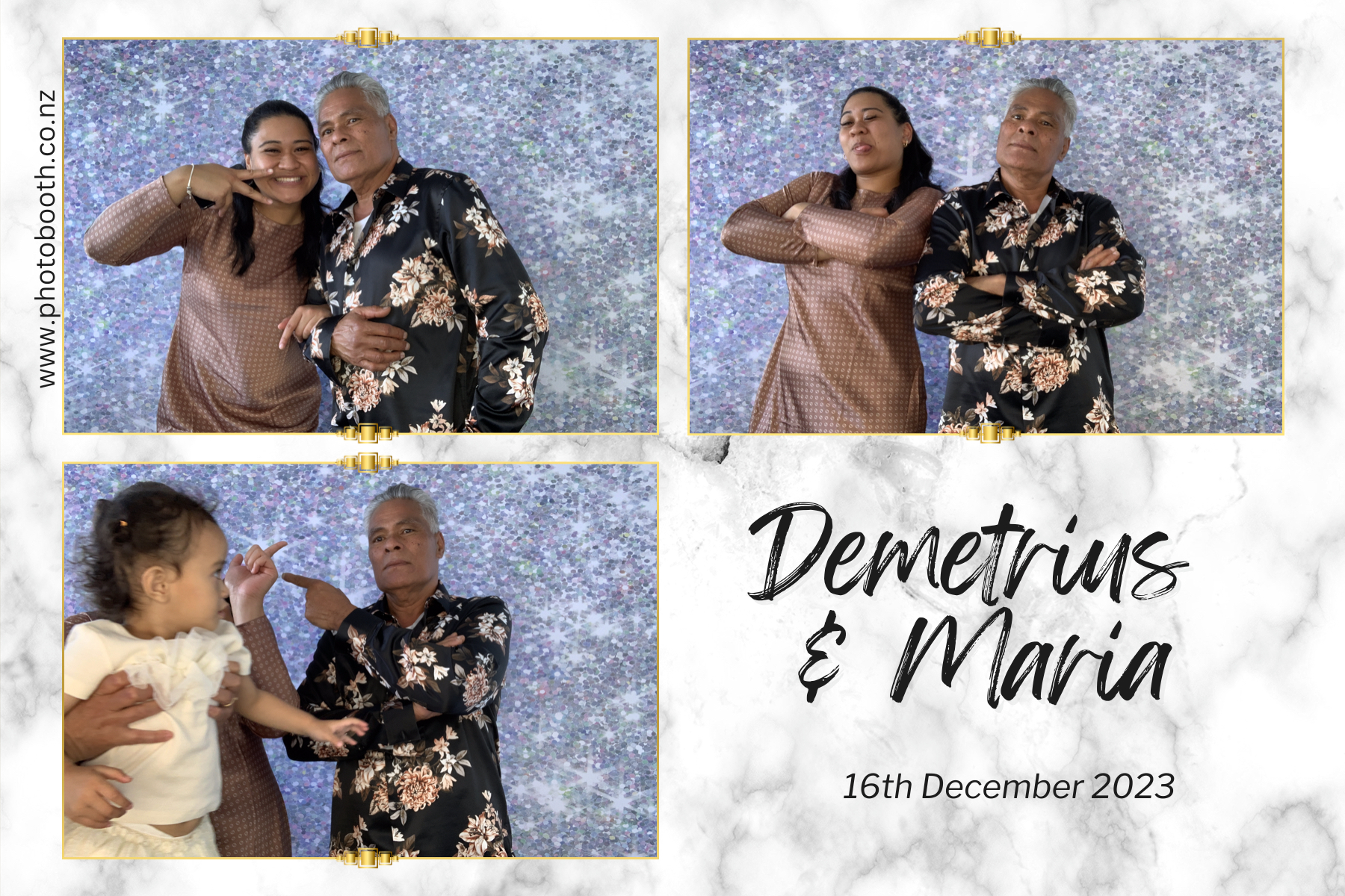 Demetrius and Maria's Wedding | View more photos from the event at gallery.photobooth.co.nz/u/SelfieCentral/Demetrius-and-Marias-Wedding