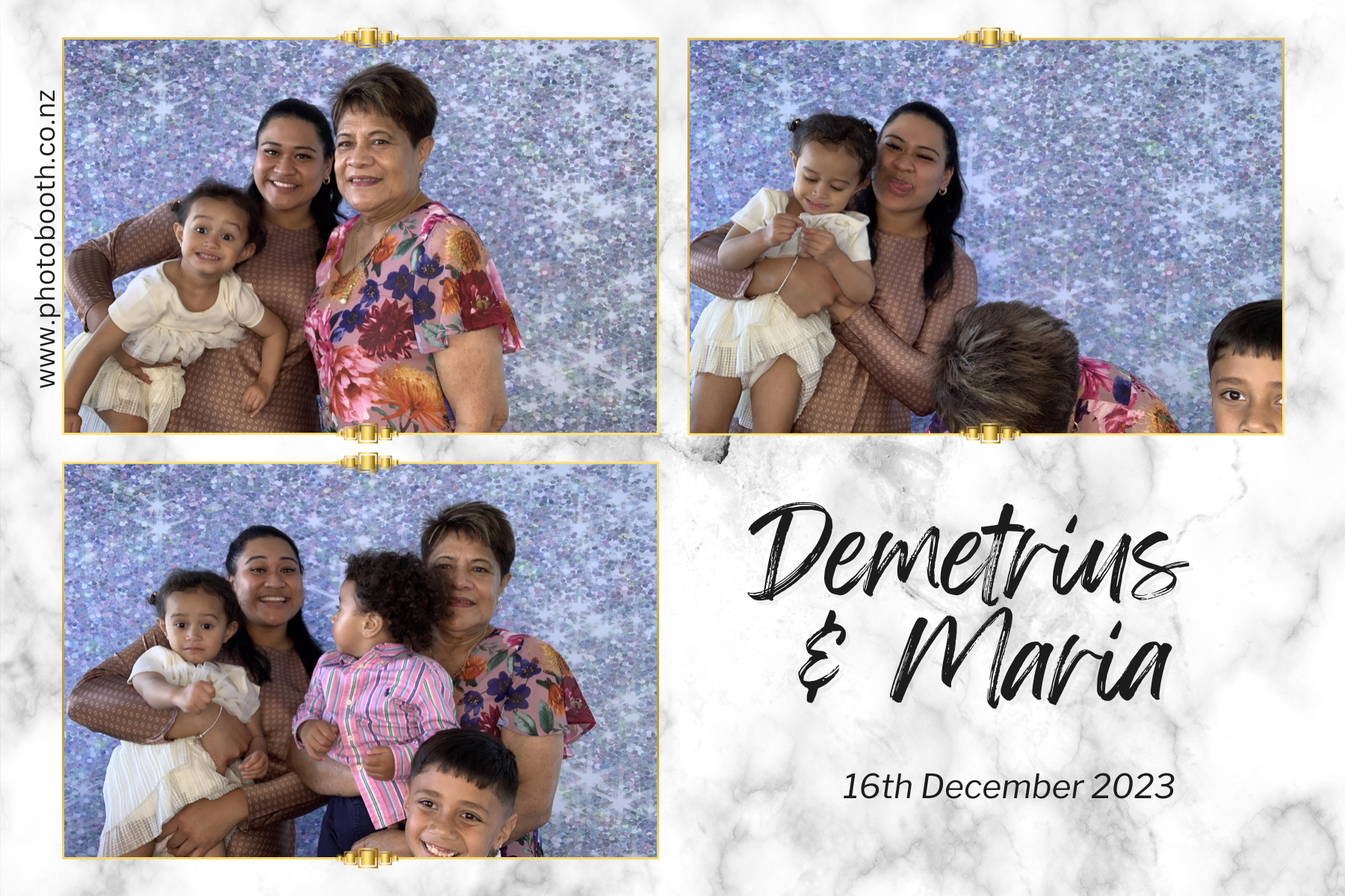 Demetrius and Maria's Wedding | View more photos from the event at gallery.photobooth.co.nz/u/SelfieCentral/Demetrius-and-Marias-Wedding