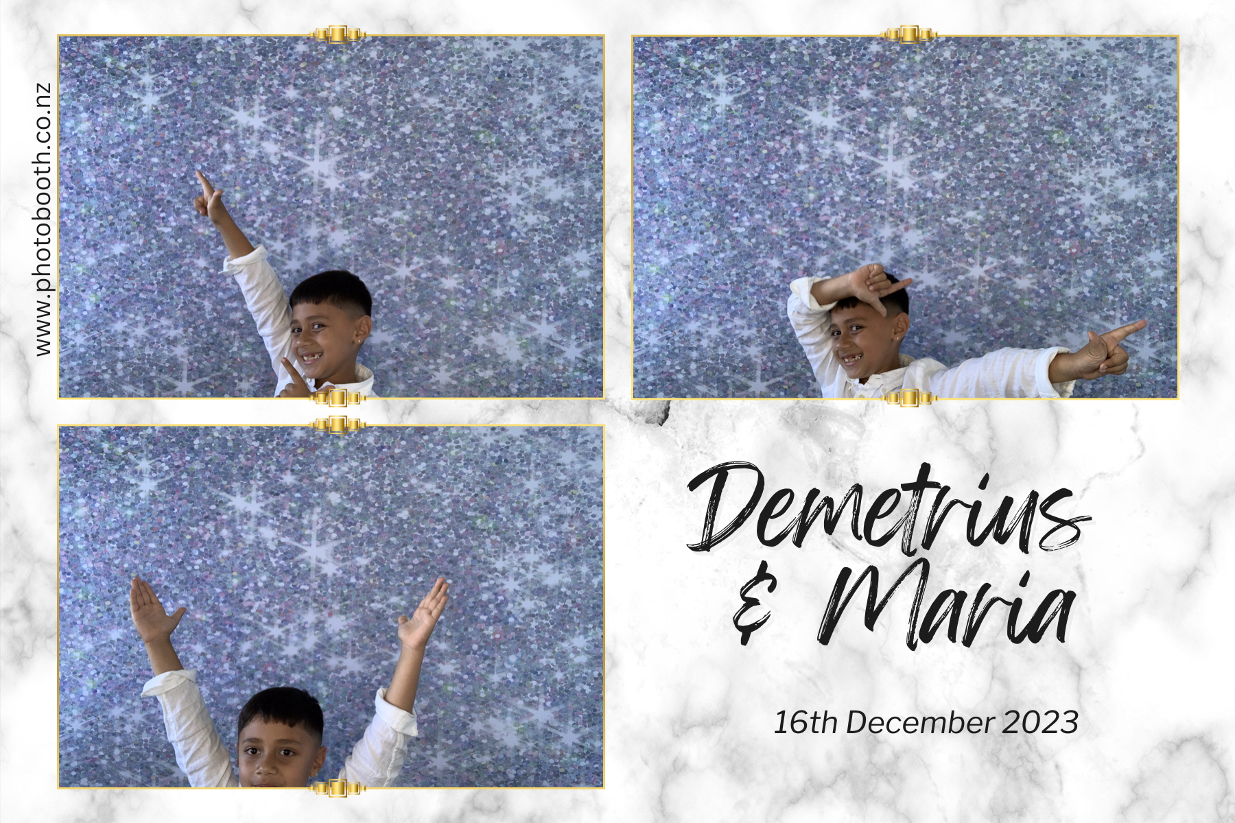Demetrius and Maria's Wedding | View more photos from the event at gallery.photobooth.co.nz/u/SelfieCentral/Demetrius-and-Marias-Wedding