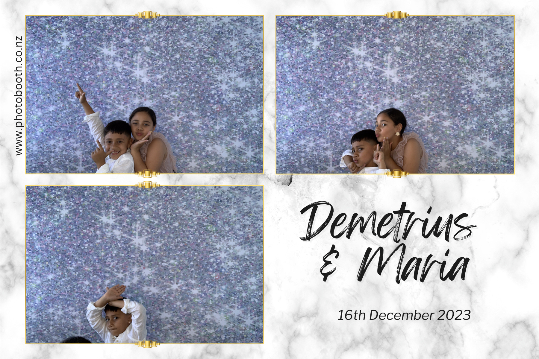 Demetrius and Maria's Wedding | View more photos from the event at gallery.photobooth.co.nz/u/SelfieCentral/Demetrius-and-Marias-Wedding