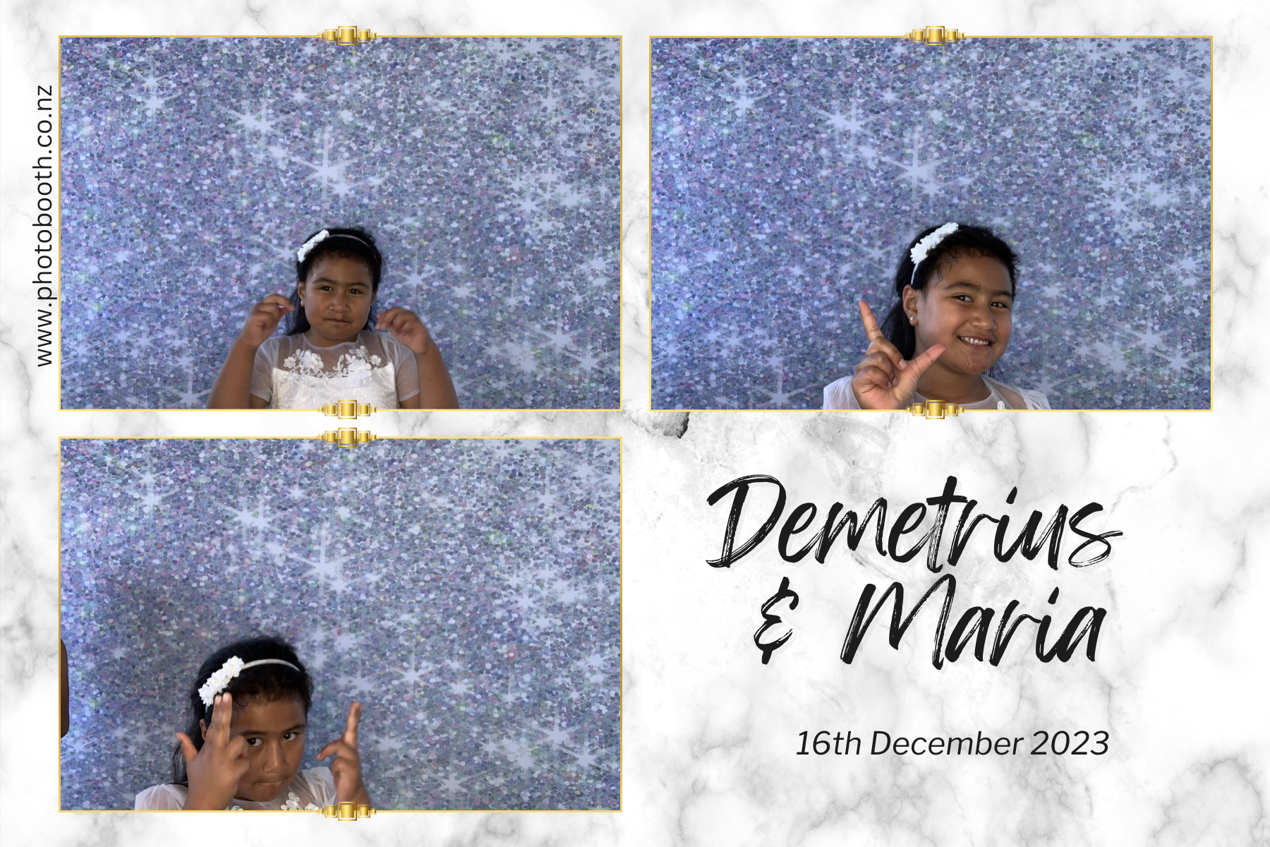Demetrius and Maria's Wedding | View more photos from the event at gallery.photobooth.co.nz/u/SelfieCentral/Demetrius-and-Marias-Wedding