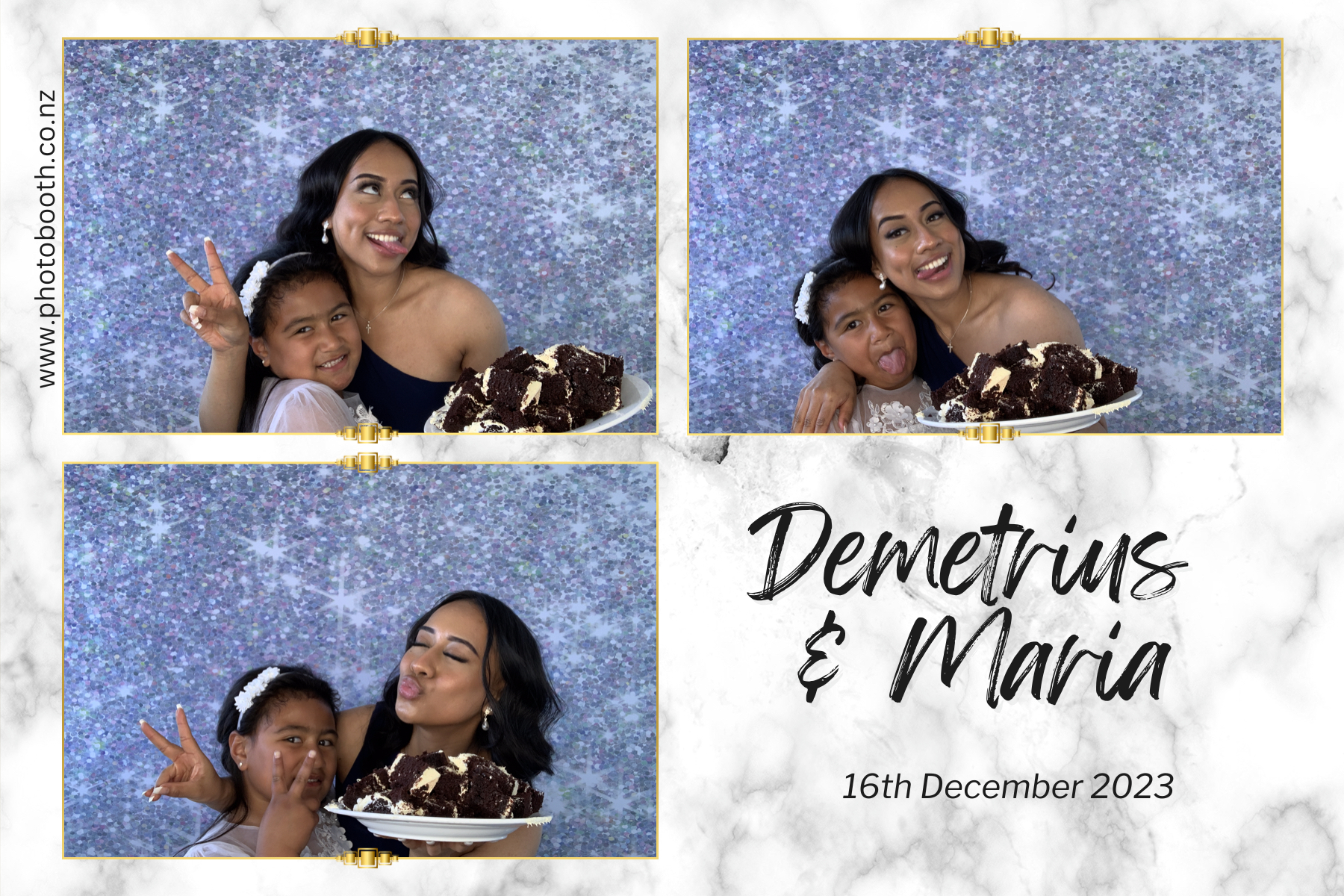 Demetrius and Maria's Wedding | View more photos from the event at gallery.photobooth.co.nz/u/SelfieCentral/Demetrius-and-Marias-Wedding
