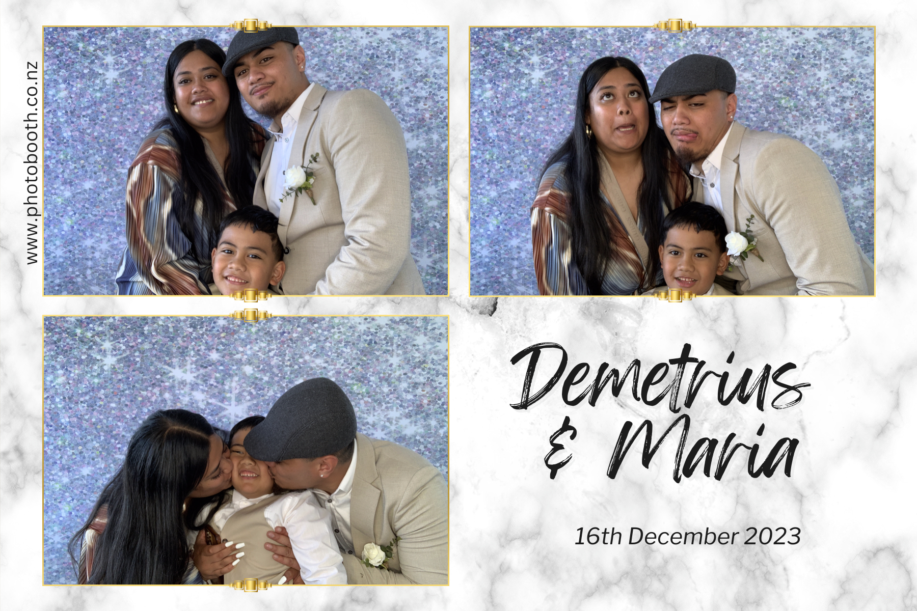 Demetrius and Maria's Wedding | View more photos from the event at gallery.photobooth.co.nz/u/SelfieCentral/Demetrius-and-Marias-Wedding