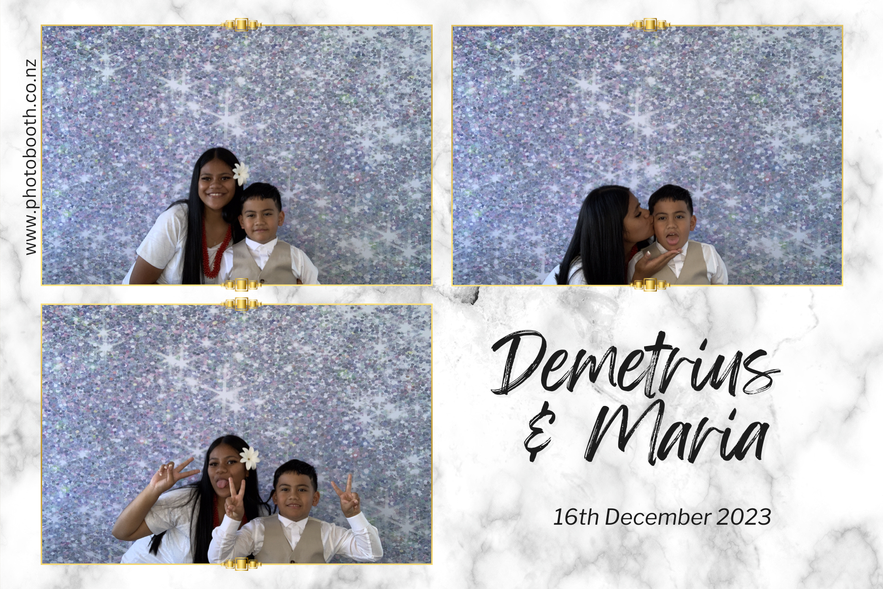 Demetrius and Maria's Wedding | View more photos from the event at gallery.photobooth.co.nz/u/SelfieCentral/Demetrius-and-Marias-Wedding