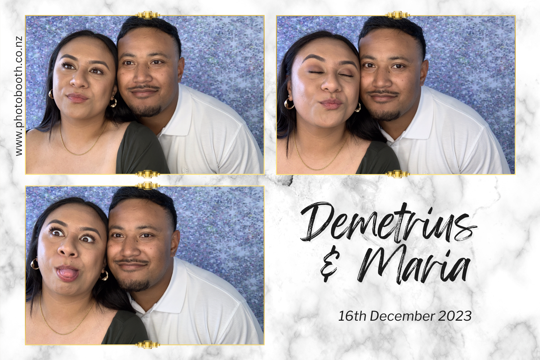 Demetrius and Maria's Wedding | View more photos from the event at gallery.photobooth.co.nz/u/SelfieCentral/Demetrius-and-Marias-Wedding