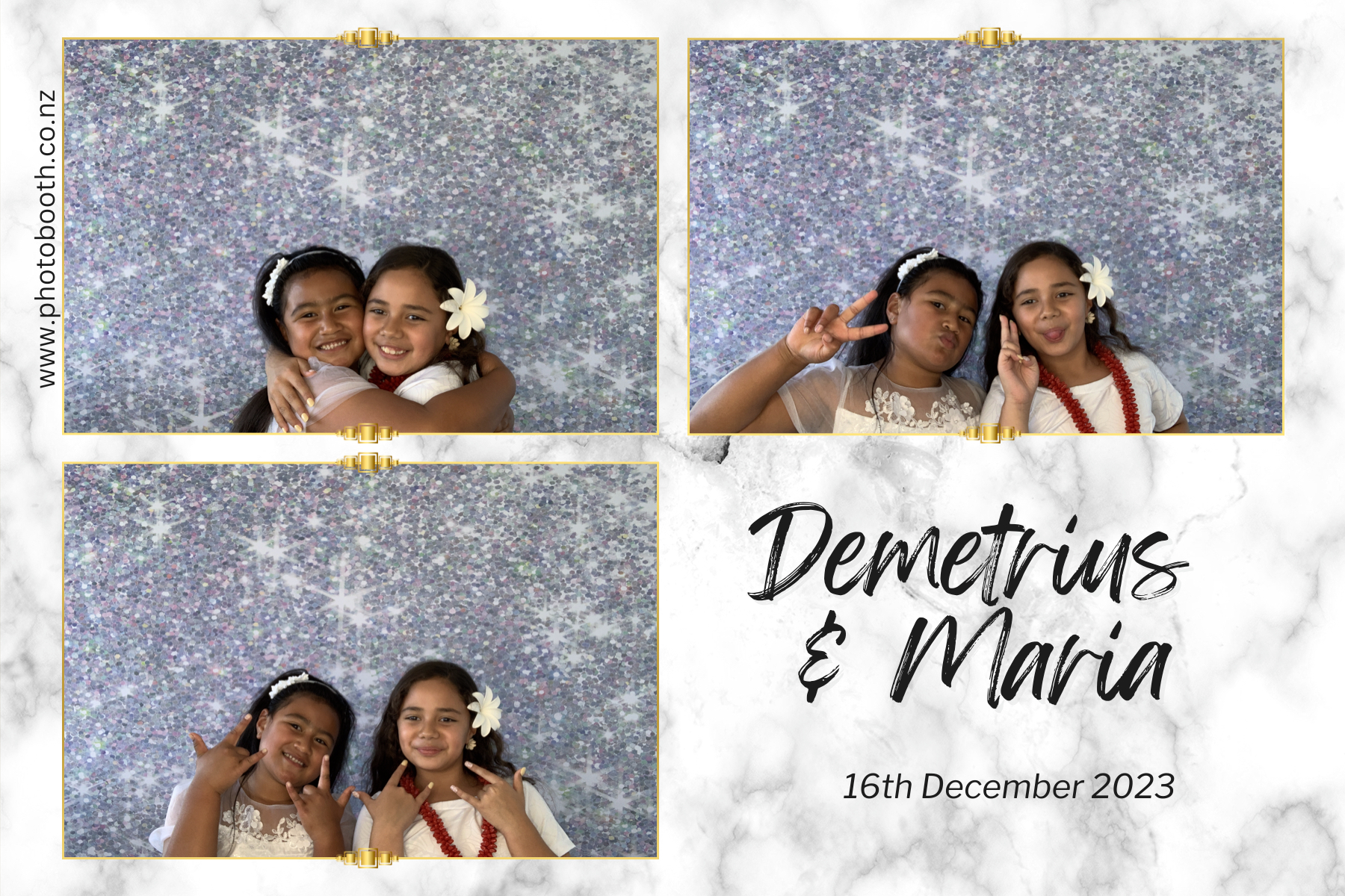 Demetrius and Maria's Wedding | View more photos from the event at gallery.photobooth.co.nz/u/SelfieCentral/Demetrius-and-Marias-Wedding