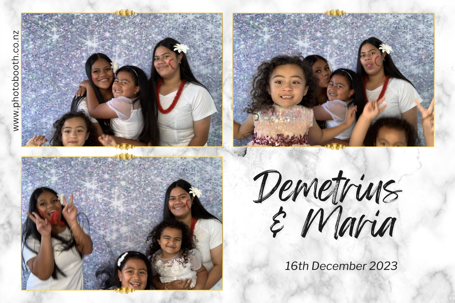 Demetrius and Maria's Wedding | View more photos from the event at gallery.photobooth.co.nz/u/SelfieCentral/Demetrius-and-Marias-Wedding