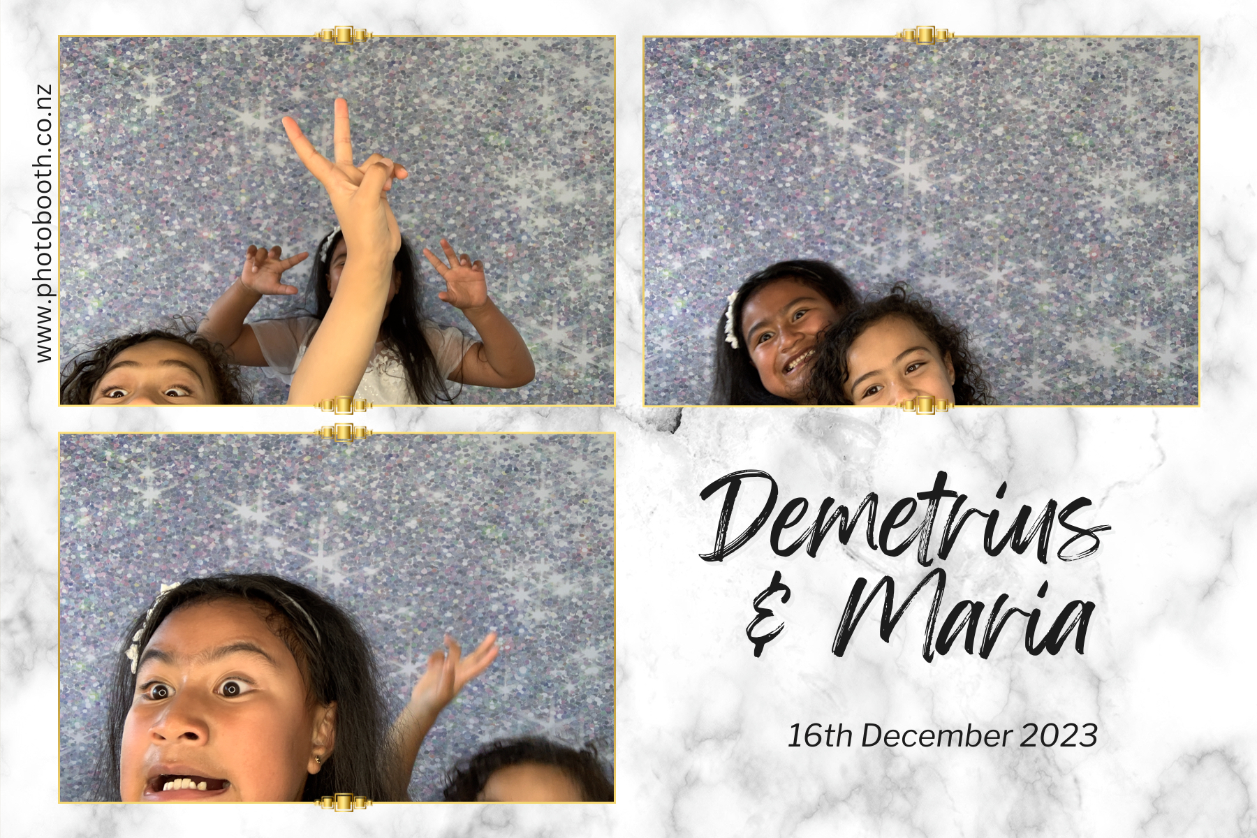 Demetrius and Maria's Wedding | View more photos from the event at gallery.photobooth.co.nz/u/SelfieCentral/Demetrius-and-Marias-Wedding