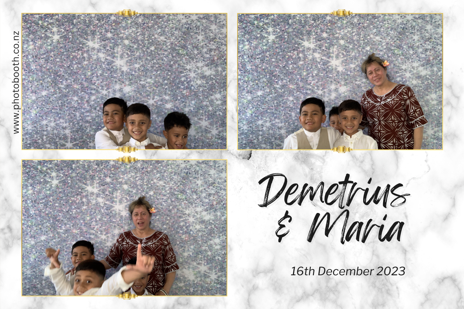 Demetrius and Maria's Wedding | View more photos from the event at gallery.photobooth.co.nz/u/SelfieCentral/Demetrius-and-Marias-Wedding