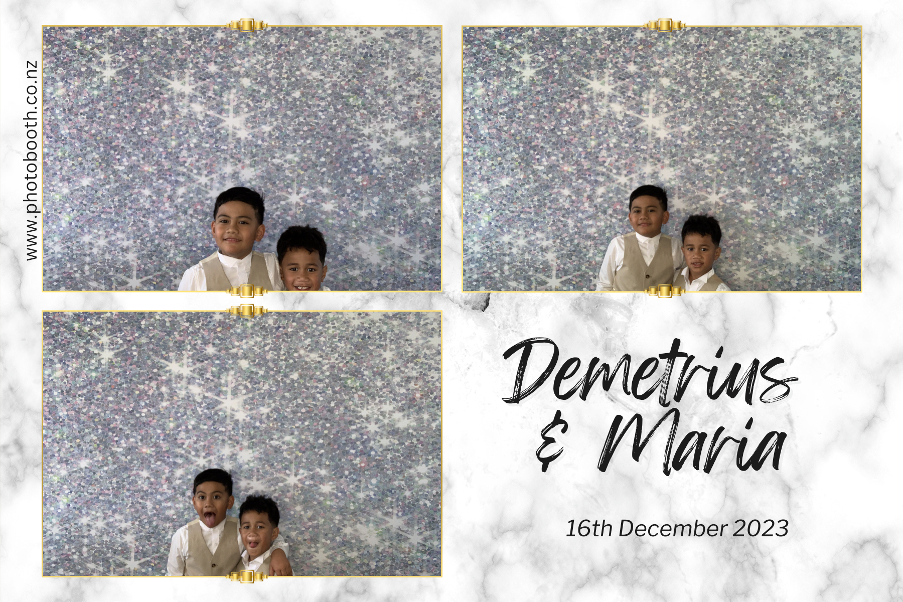 Demetrius and Maria's Wedding | View more photos from the event at gallery.photobooth.co.nz/u/SelfieCentral/Demetrius-and-Marias-Wedding