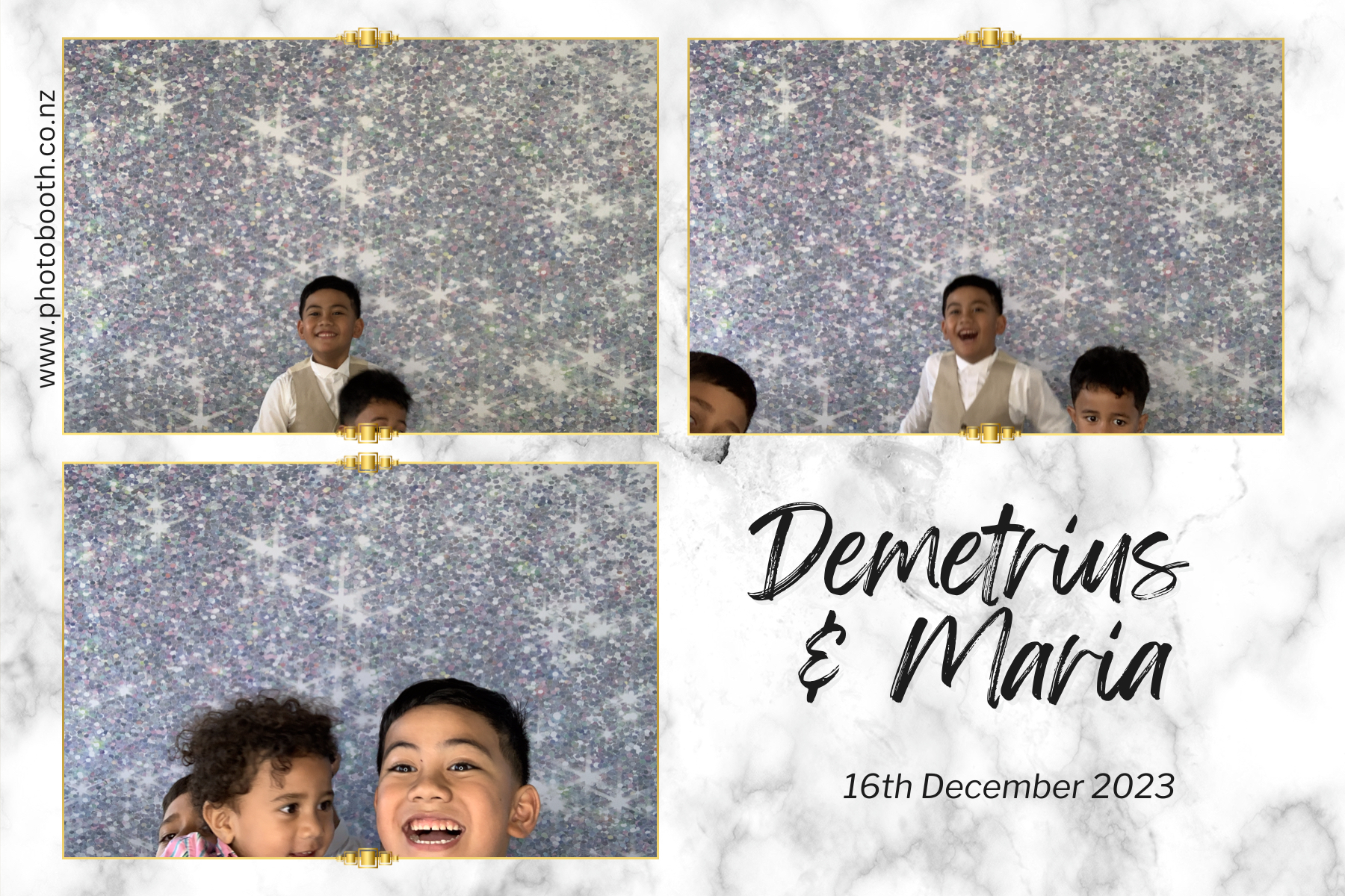 Demetrius and Maria's Wedding | View more photos from the event at gallery.photobooth.co.nz/u/SelfieCentral/Demetrius-and-Marias-Wedding