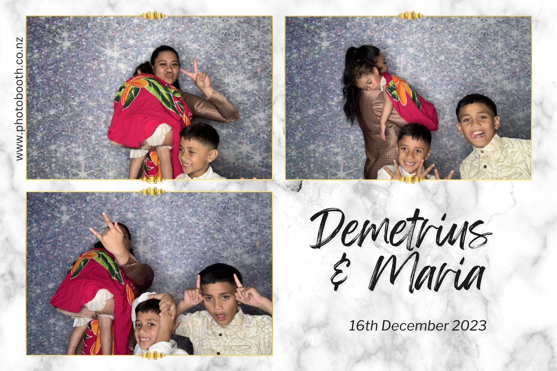 Demetrius and Maria's Wedding | View more photos from the event at gallery.photobooth.co.nz/u/SelfieCentral/Demetrius-and-Marias-Wedding