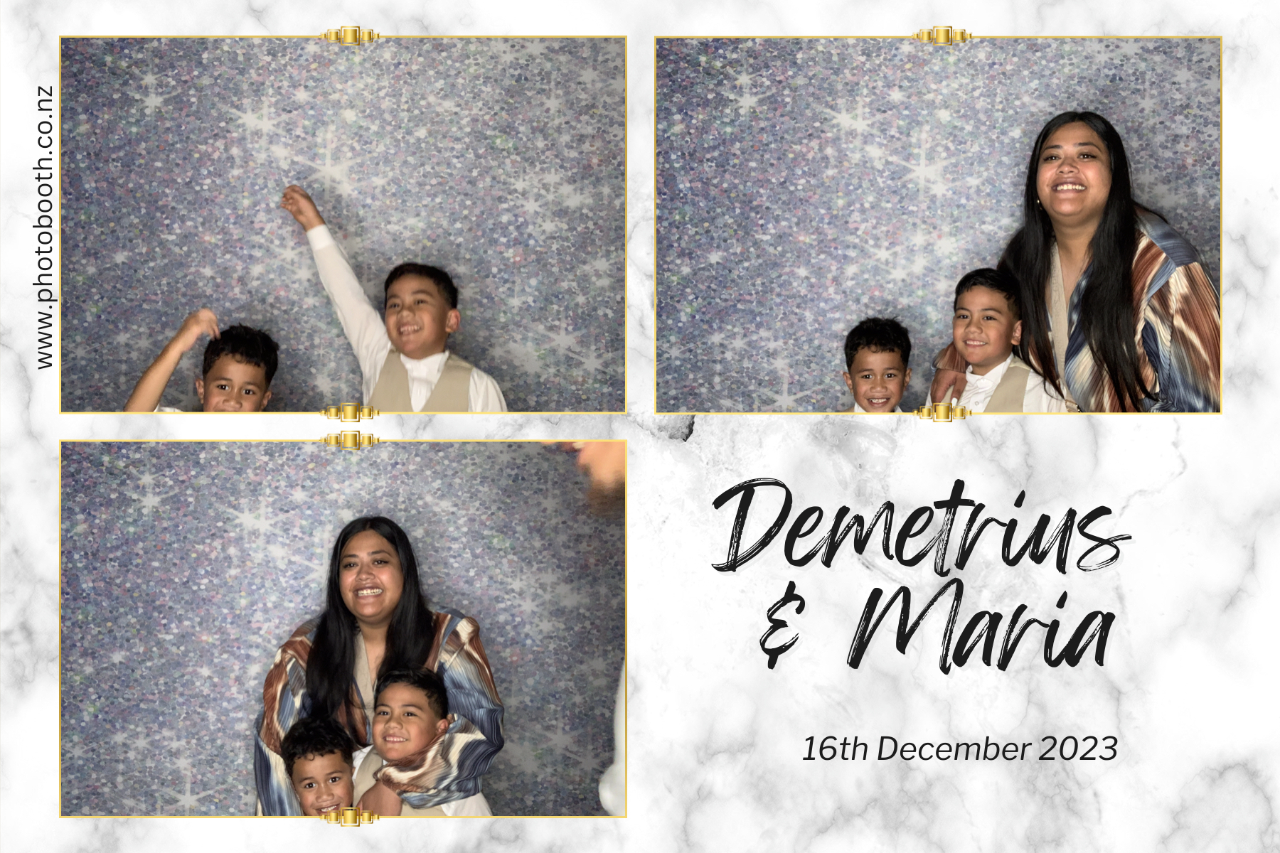 Demetrius and Maria's Wedding | View more photos from the event at gallery.photobooth.co.nz/u/SelfieCentral/Demetrius-and-Marias-Wedding