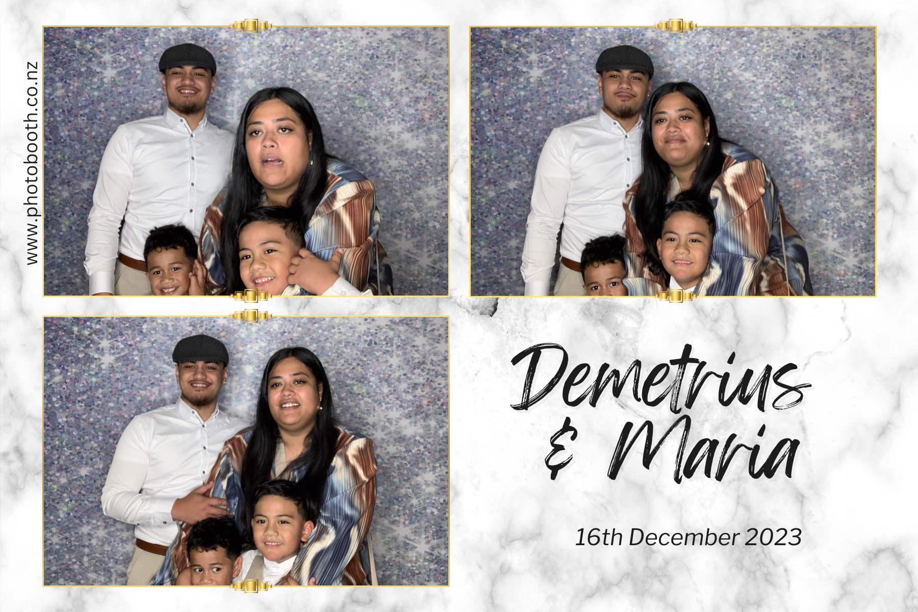 Demetrius and Maria's Wedding | View more photos from the event at gallery.photobooth.co.nz/u/SelfieCentral/Demetrius-and-Marias-Wedding