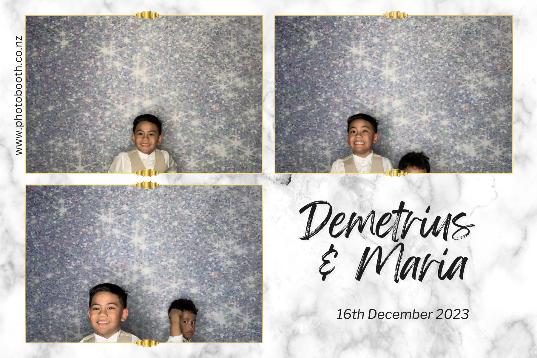 Demetrius and Maria's Wedding | View more photos from the event at gallery.photobooth.co.nz/u/SelfieCentral/Demetrius-and-Marias-Wedding