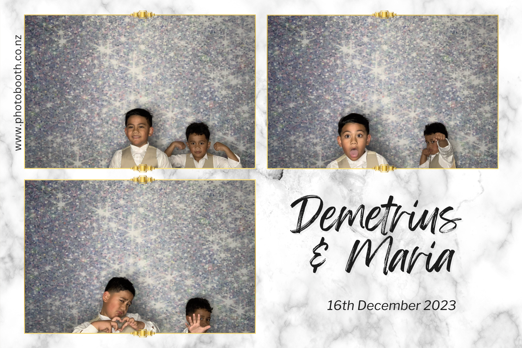 Demetrius and Maria's Wedding | View more photos from the event at gallery.photobooth.co.nz/u/SelfieCentral/Demetrius-and-Marias-Wedding