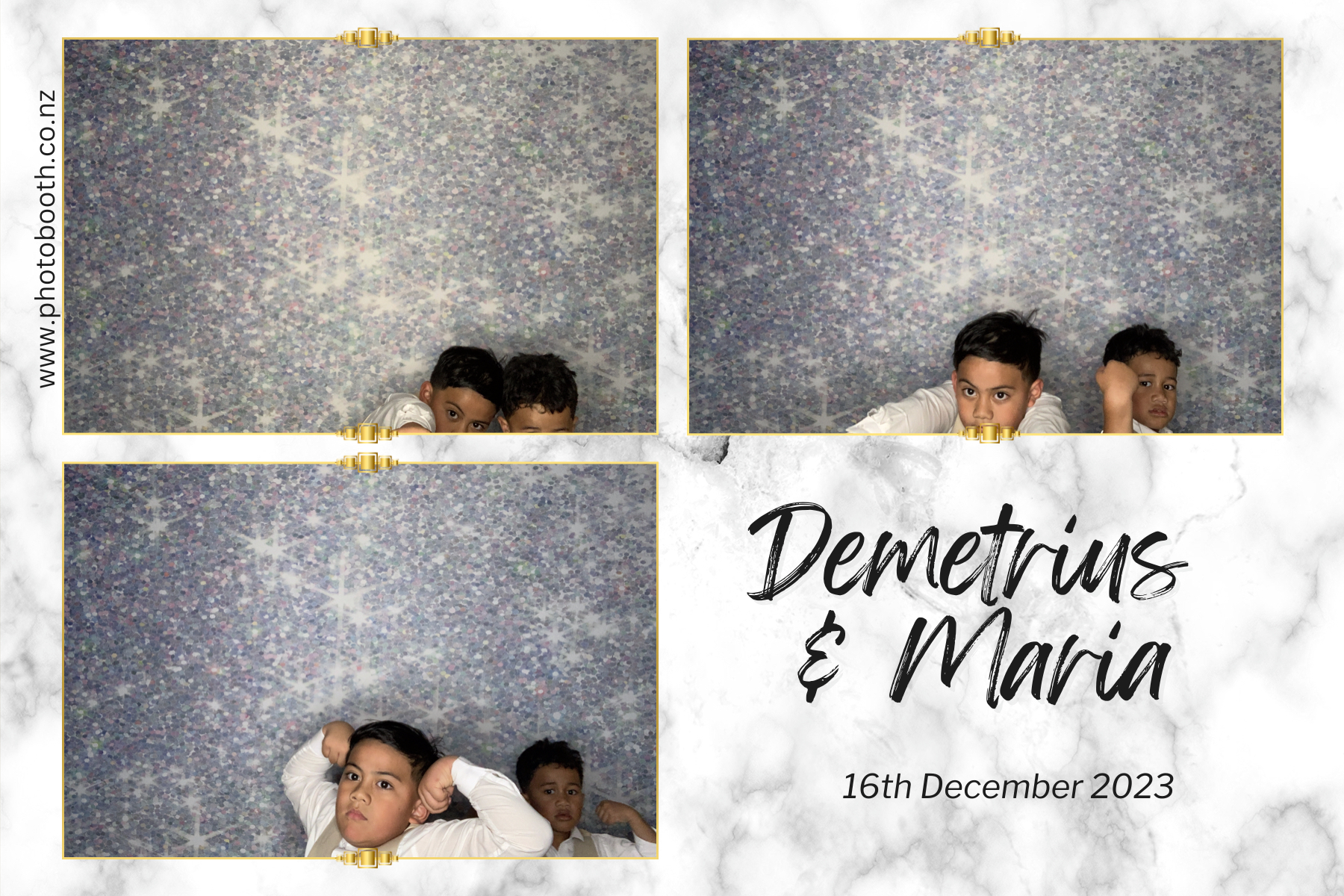 Demetrius and Maria's Wedding | View more photos from the event at gallery.photobooth.co.nz/u/SelfieCentral/Demetrius-and-Marias-Wedding
