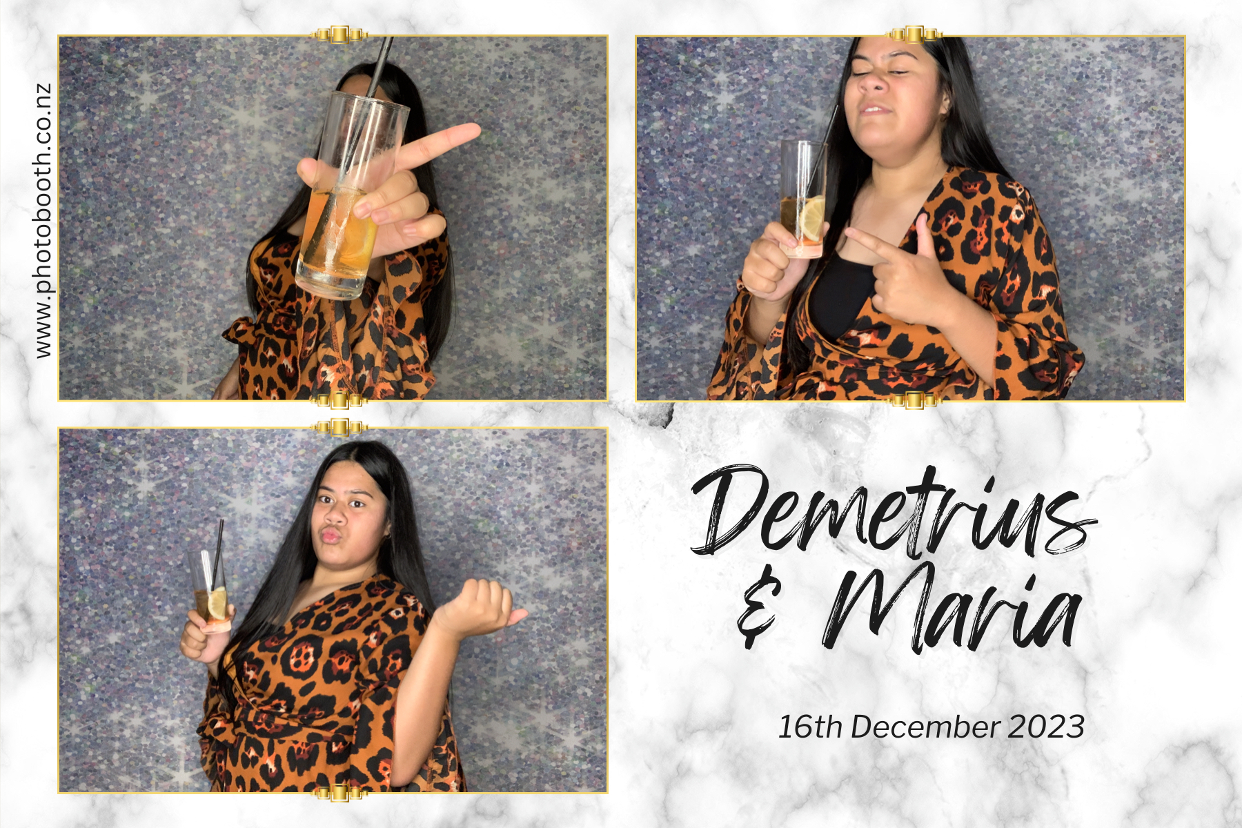 Demetrius and Maria's Wedding | View more photos from the event at gallery.photobooth.co.nz/u/SelfieCentral/Demetrius-and-Marias-Wedding