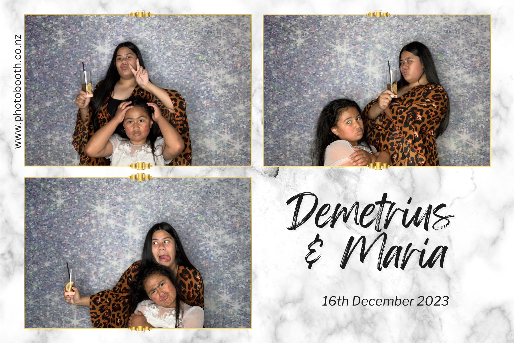 Demetrius and Maria's Wedding | View more photos from the event at gallery.photobooth.co.nz/u/SelfieCentral/Demetrius-and-Marias-Wedding