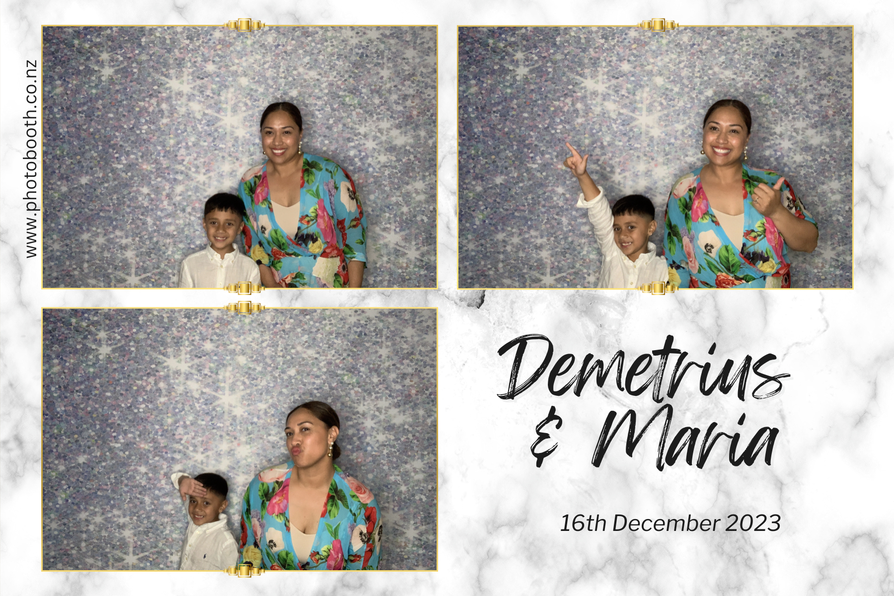 Demetrius and Maria's Wedding | View more photos from the event at gallery.photobooth.co.nz/u/SelfieCentral/Demetrius-and-Marias-Wedding