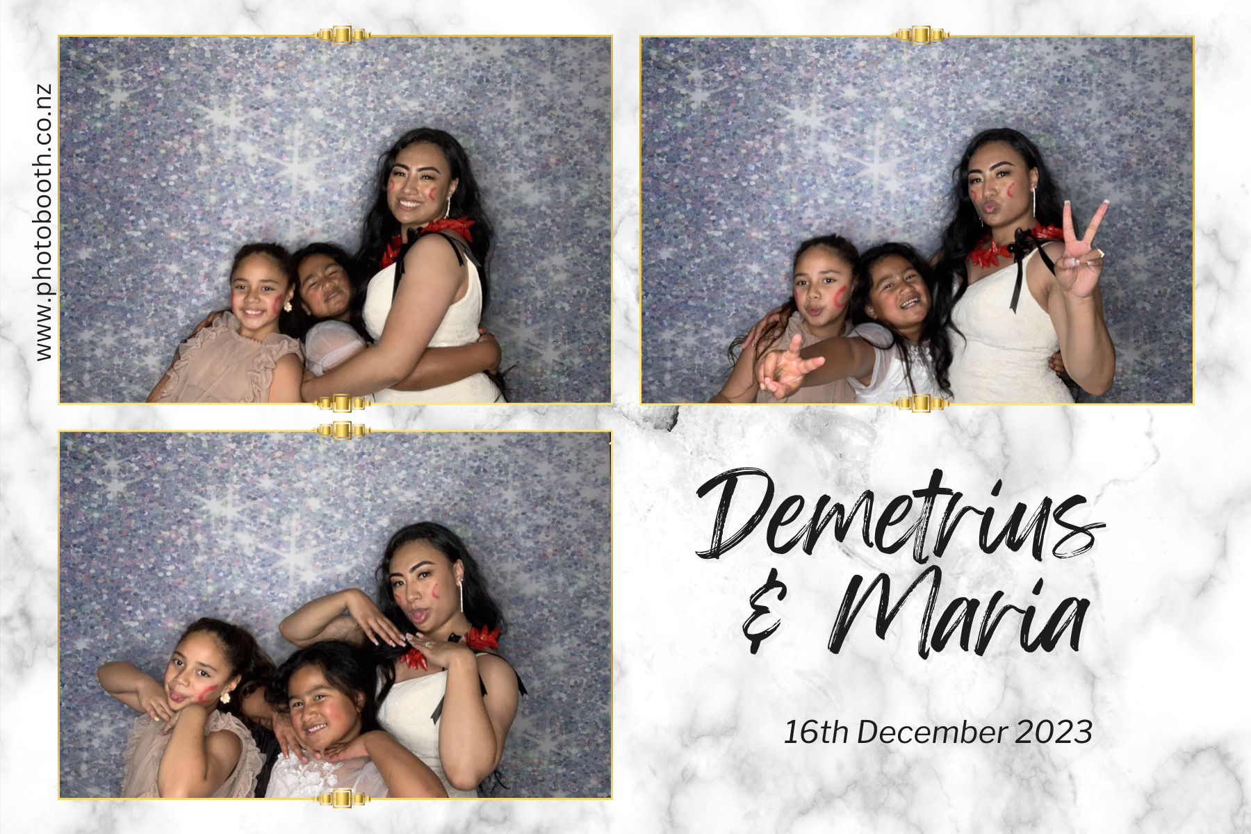 Demetrius and Maria's Wedding | View more photos from the event at gallery.photobooth.co.nz/u/SelfieCentral/Demetrius-and-Marias-Wedding