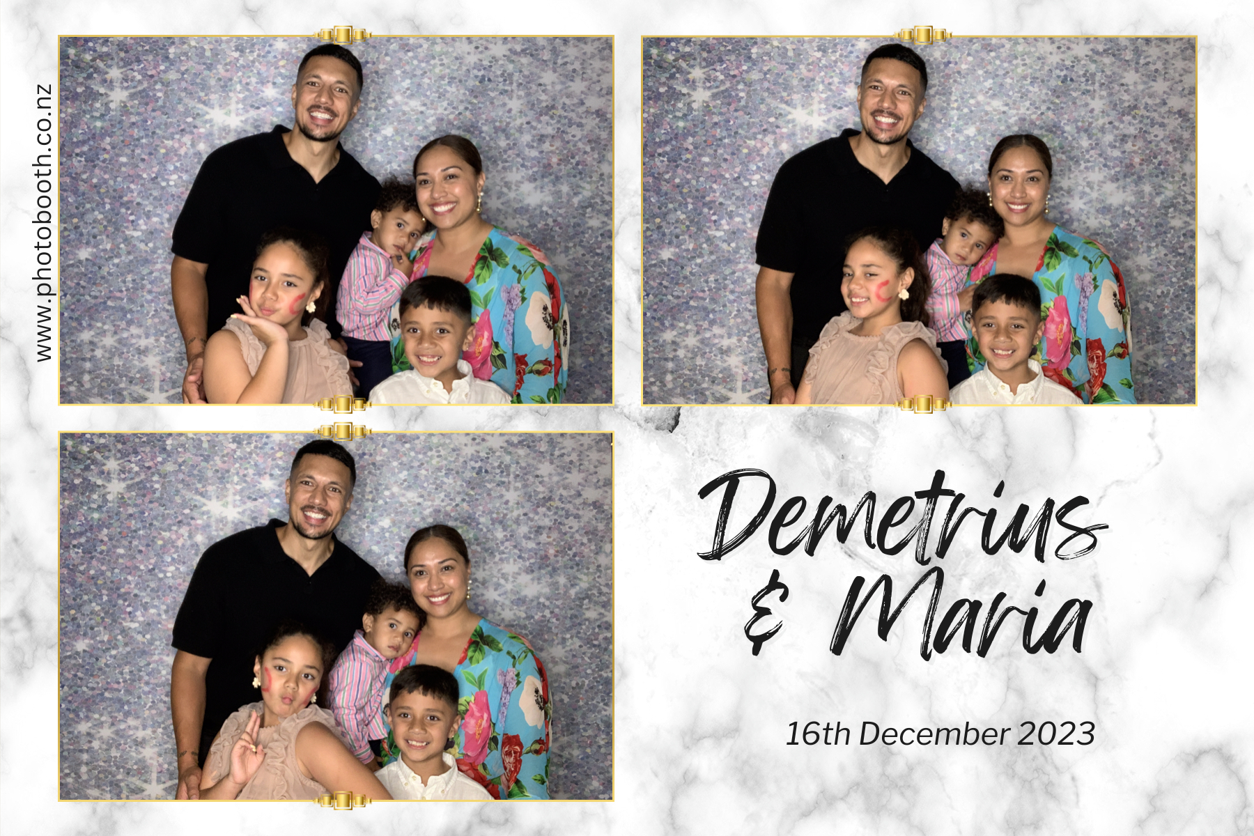 Demetrius and Maria's Wedding | View more photos from the event at gallery.photobooth.co.nz/u/SelfieCentral/Demetrius-and-Marias-Wedding