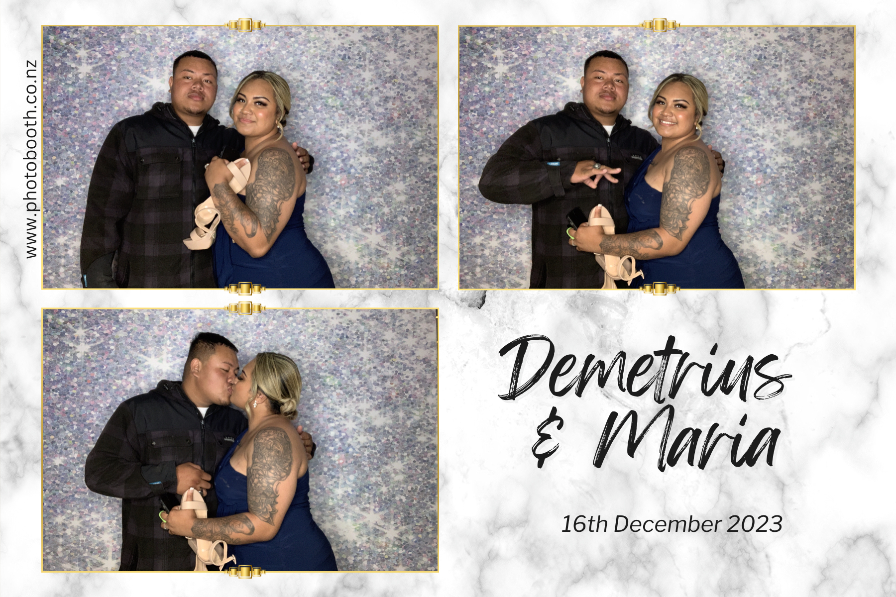 Demetrius and Maria's Wedding | View more photos from the event at gallery.photobooth.co.nz/u/SelfieCentral/Demetrius-and-Marias-Wedding