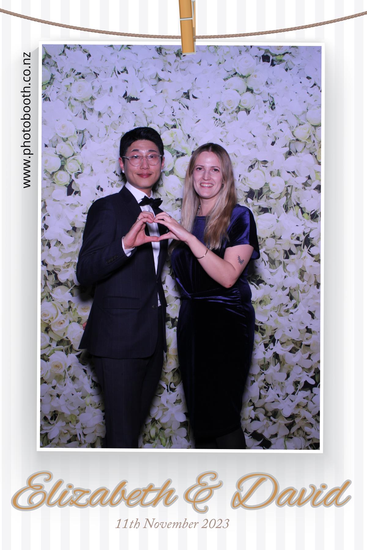 Elizabeth and David's Wedding | View more photos from the event at gallery.photobooth.co.nz/u/SelfieCentral/Elizabeth-and-Davids-Wedding