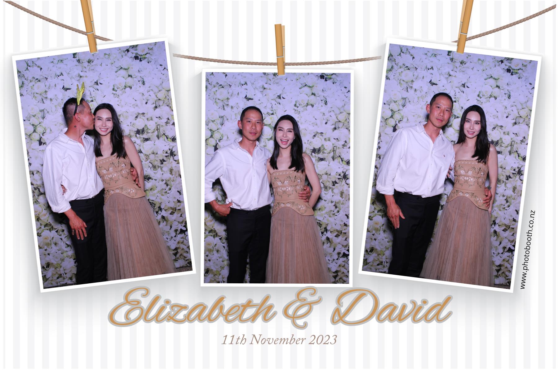 Elizabeth and David's Wedding | View more photos from the event at gallery.photobooth.co.nz/u/SelfieCentral/Elizabeth-and-Davids-Wedding