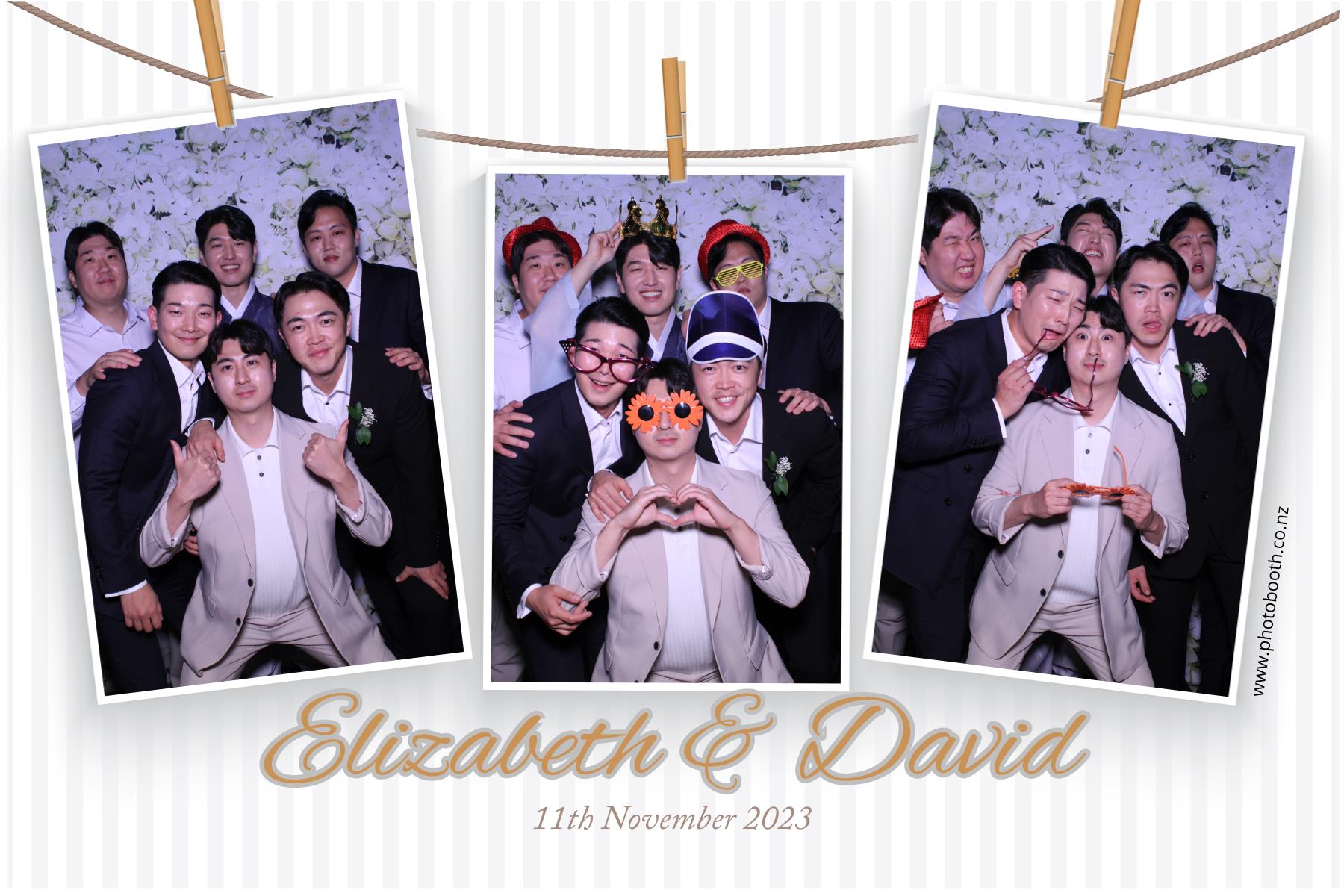 Elizabeth and David's Wedding | View more photos from the event at gallery.photobooth.co.nz/u/SelfieCentral/Elizabeth-and-Davids-Wedding