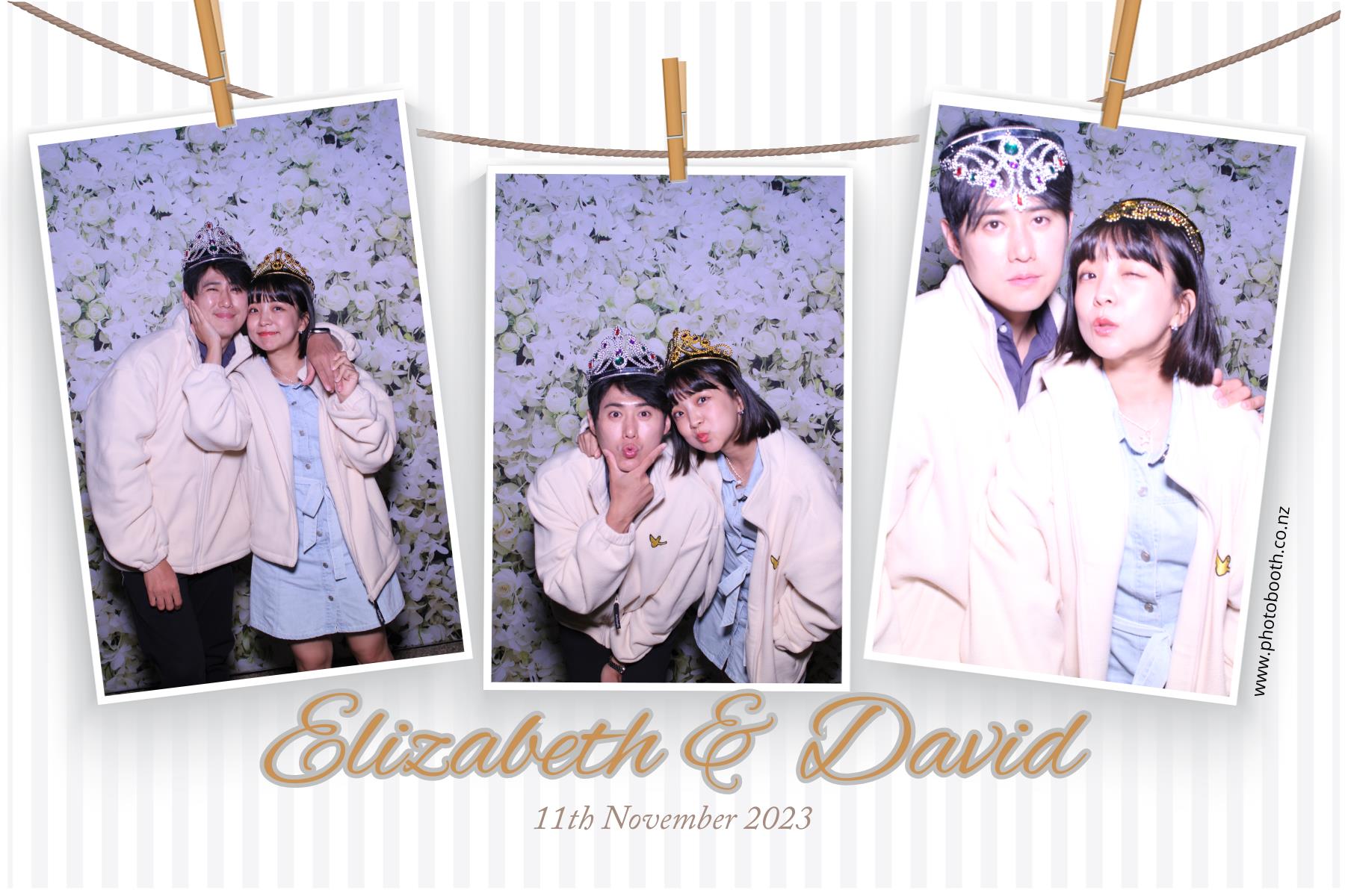 Elizabeth and David's Wedding | View more photos from the event at gallery.photobooth.co.nz/u/SelfieCentral/Elizabeth-and-Davids-Wedding