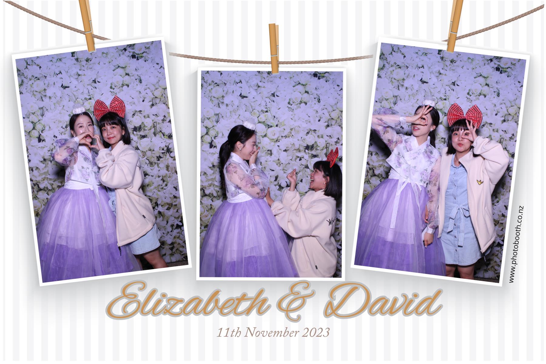 Elizabeth and David's Wedding | View more photos from the event at gallery.photobooth.co.nz/u/SelfieCentral/Elizabeth-and-Davids-Wedding